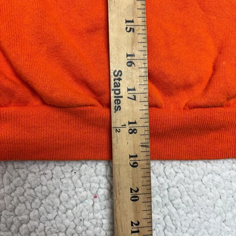Vintage Tiger Cub Scouts Sweatshirt Youth Medium Orange Uniform Scouting USA